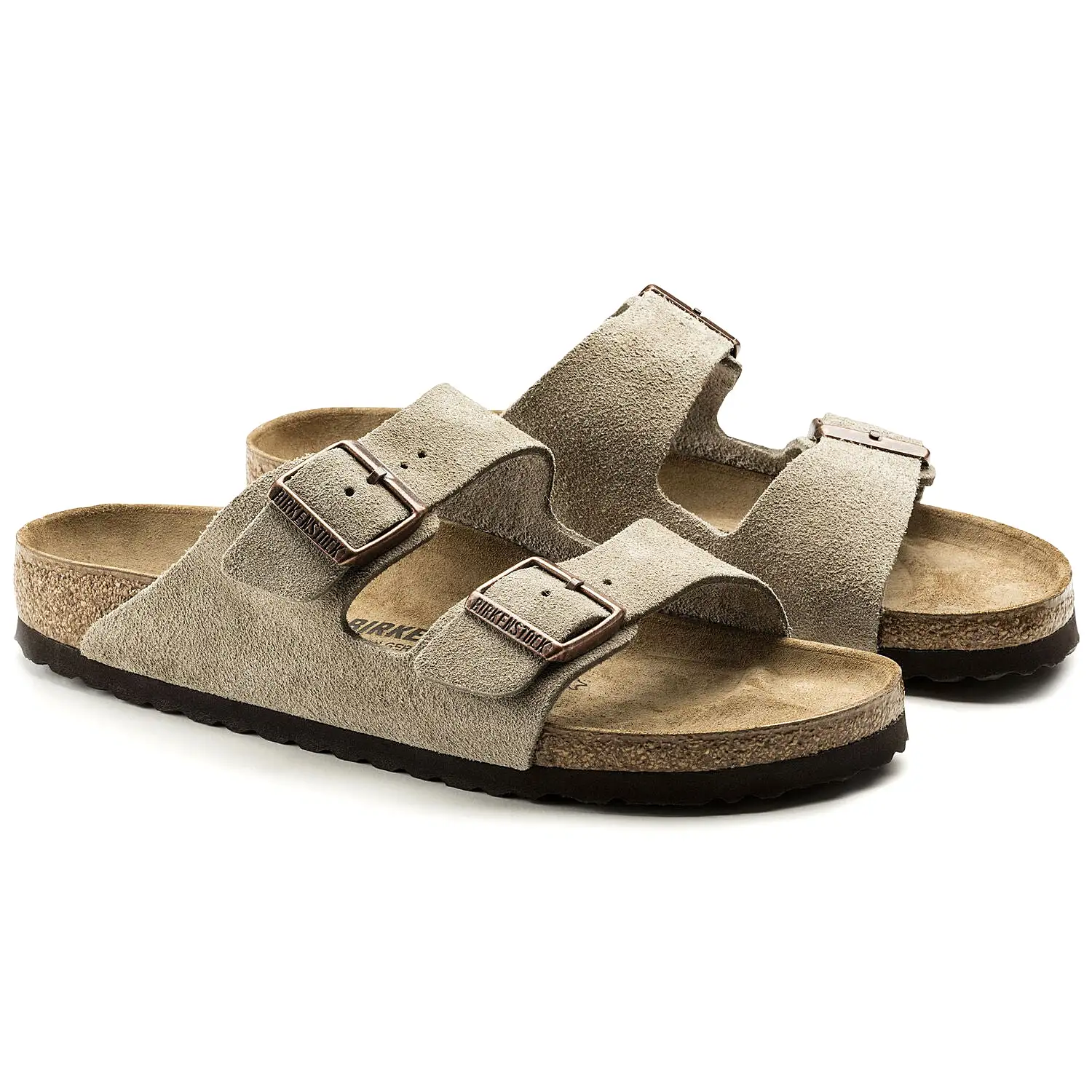     ' Birkenstock Arizona Taupe Suede