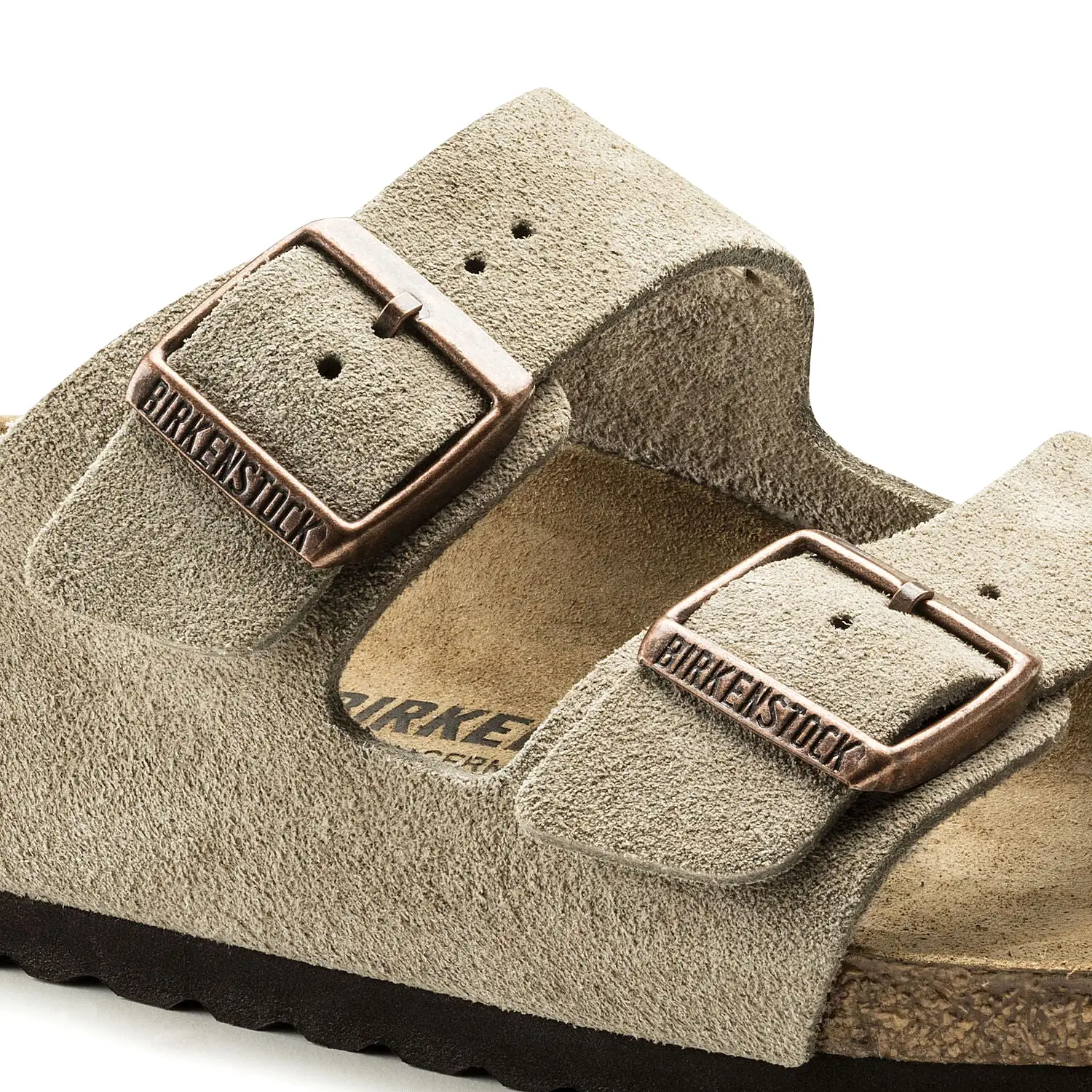     ' Birkenstock Arizona Taupe Suede