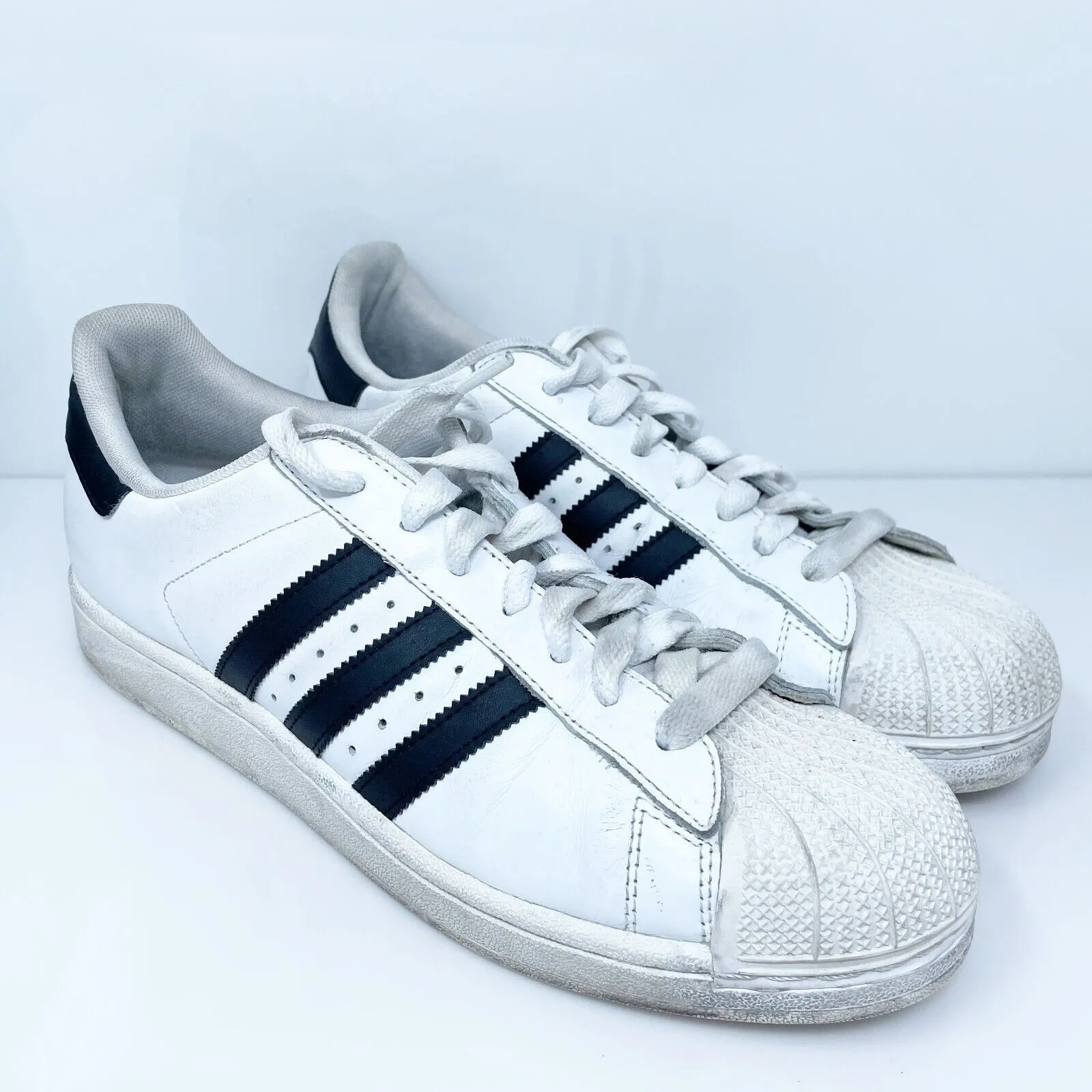 Adidas Mens Superstar 2 G17068 White Casual Shoes Sneakers Size 10