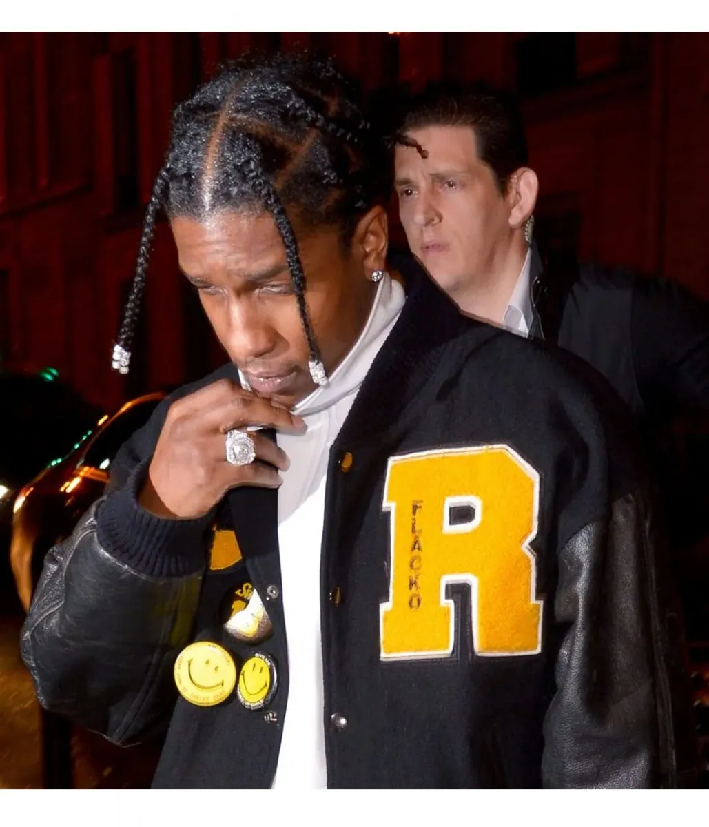 ASAP Rocky Flacko Testing in Progress Varsity Jacket