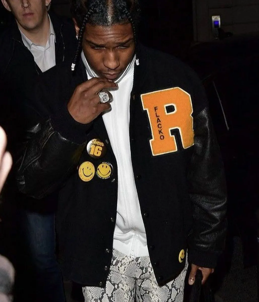 ASAP Rocky Flacko Testing in Progress Varsity Jacket