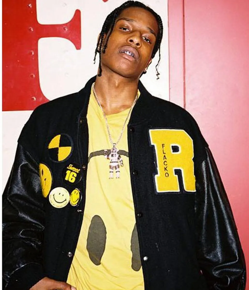 ASAP Rocky Flacko Testing in Progress Varsity Jacket