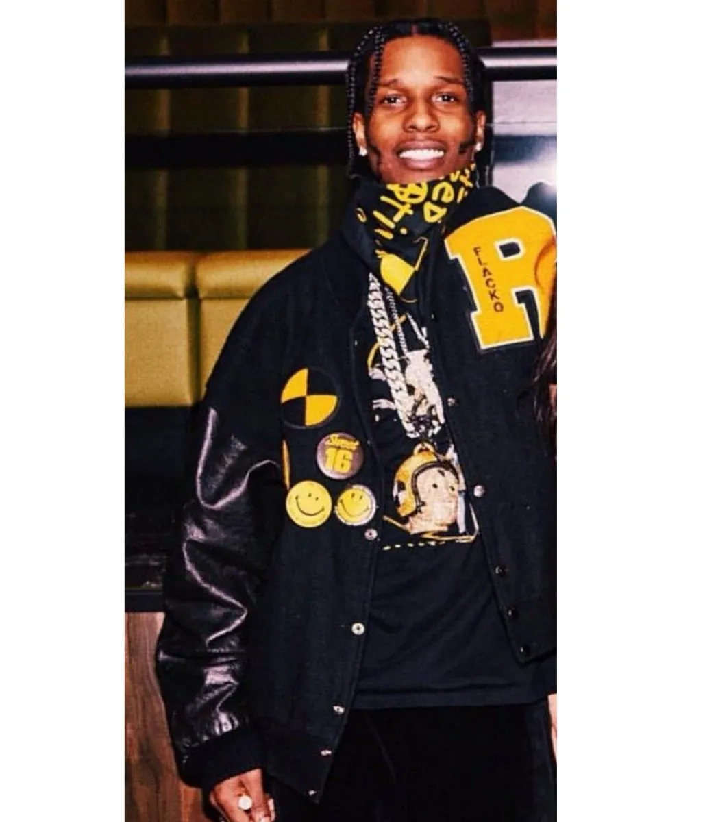 ASAP Rocky Flacko Testing in Progress Varsity Jacket