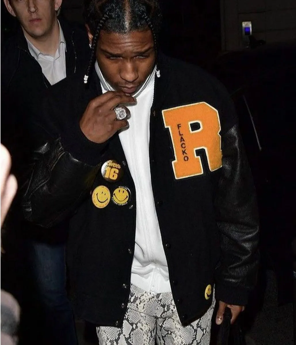 ASAP Rocky Flacko Testing in Progress Varsity Jacket