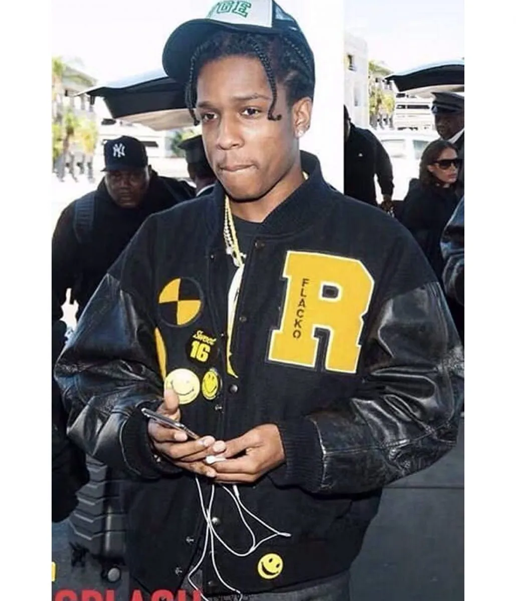 ASAP Rocky Flacko Testing in Progress Varsity Jacket