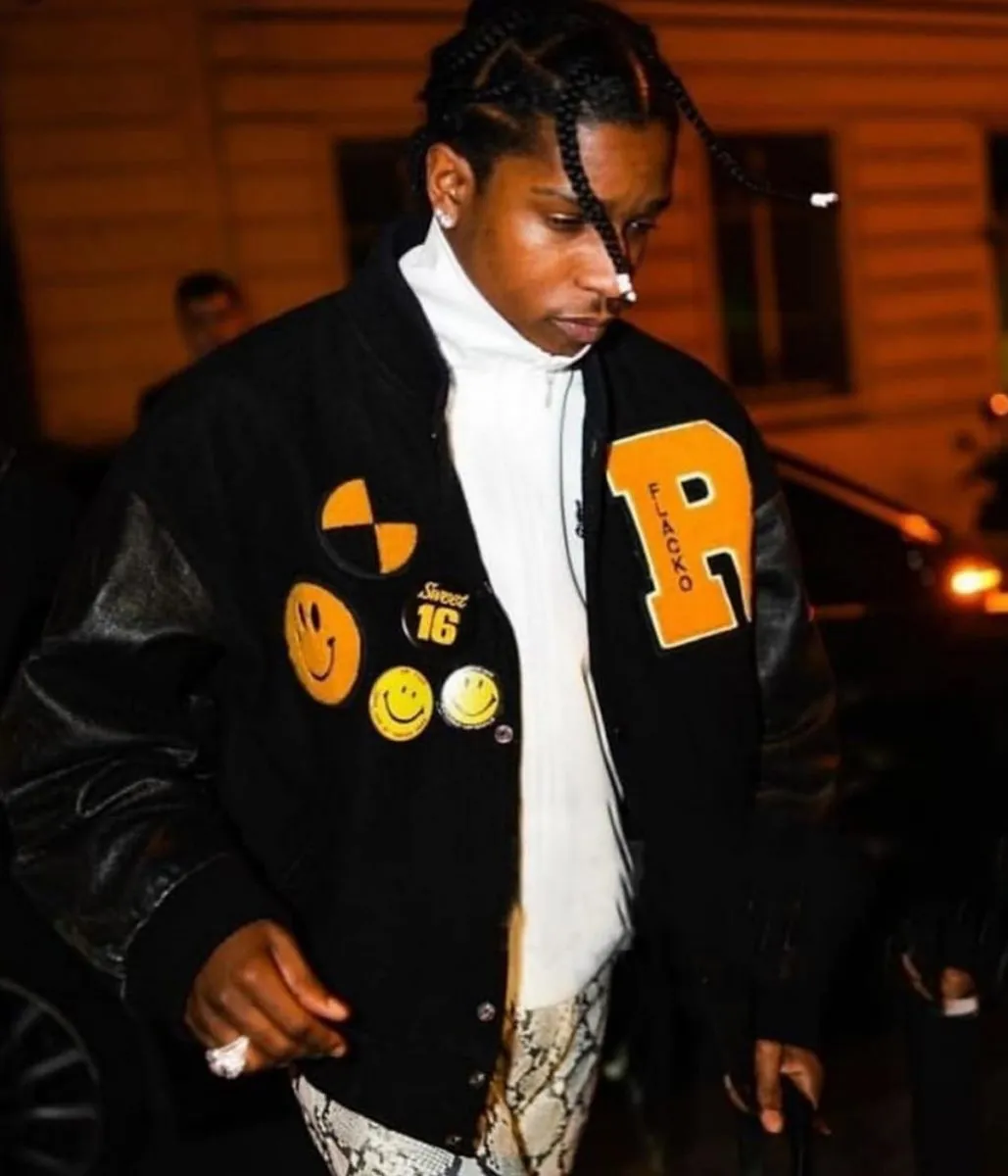 ASAP Rocky Flacko Testing in Progress Varsity Jacket