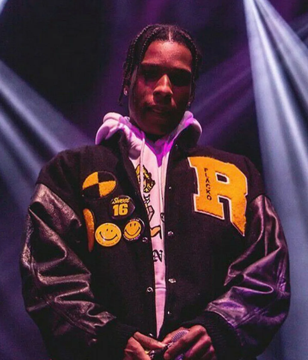 ASAP Rocky Flacko Testing in Progress Varsity Jacket