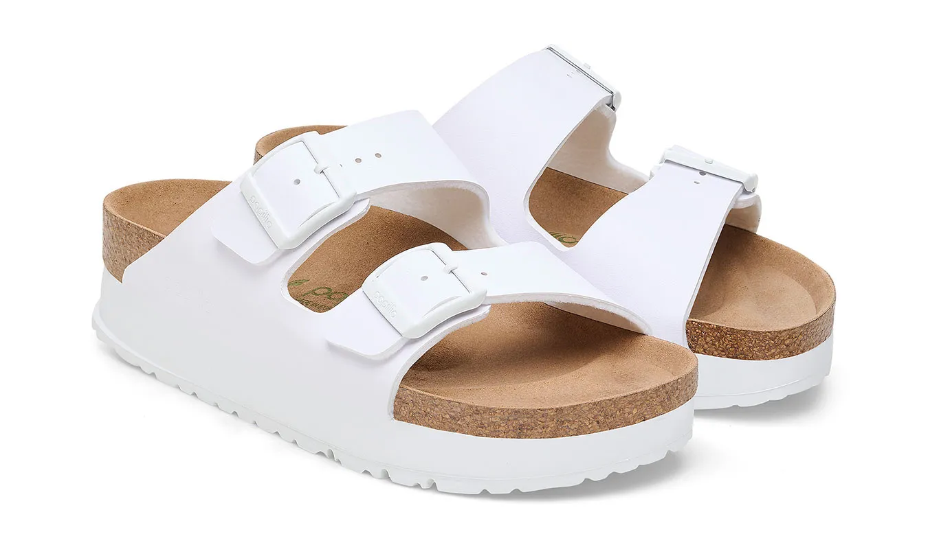 Birkenstock Arizona Flex Platform Birko-Flor Narrow Fit