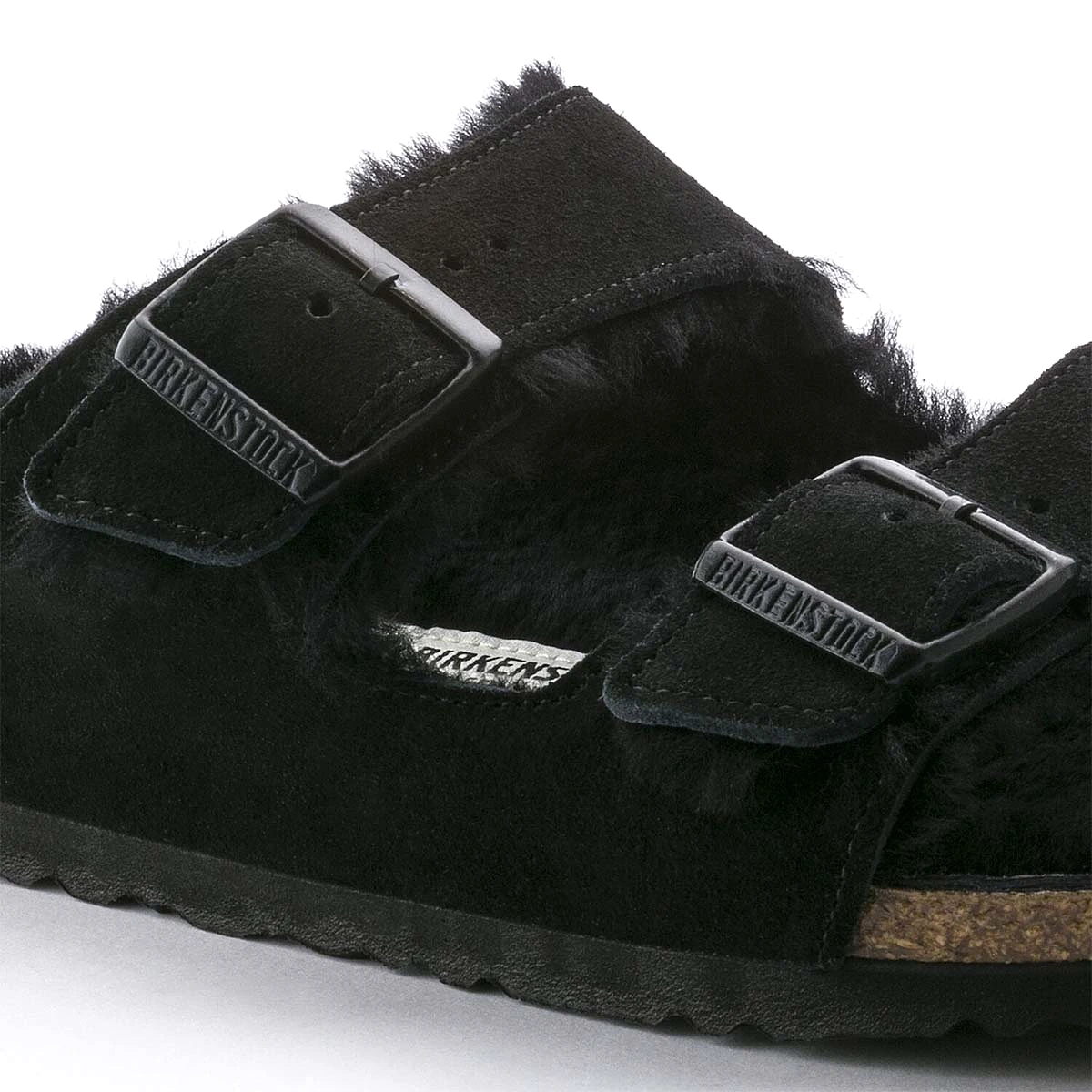 Birkenstock Arizona Fur Black    