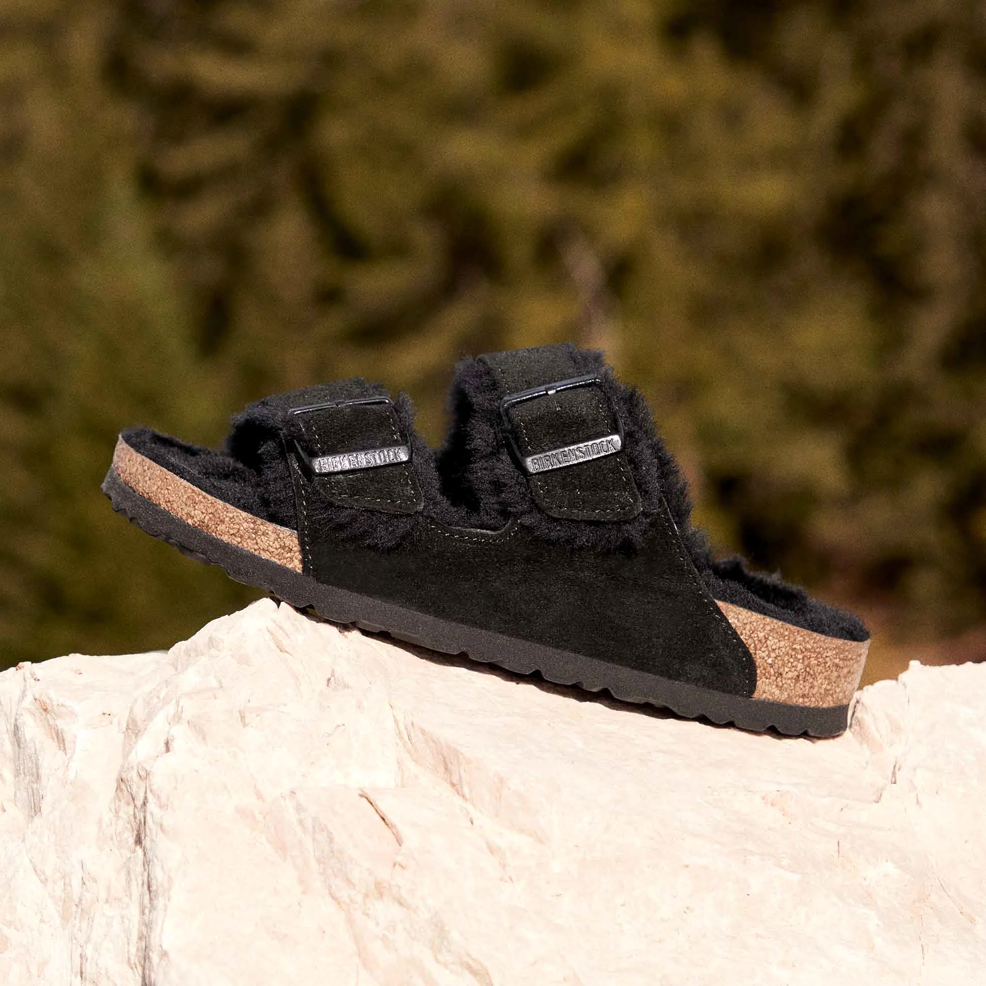 Birkenstock Arizona Fur Black    