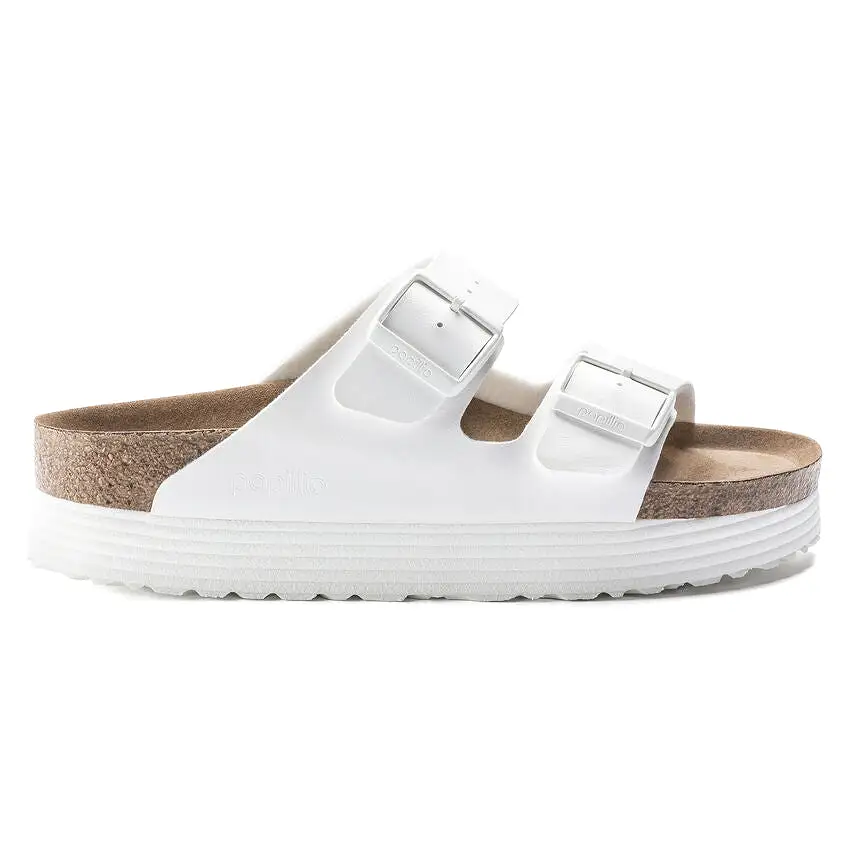 Birkenstock Arizona Grooved White VEG    