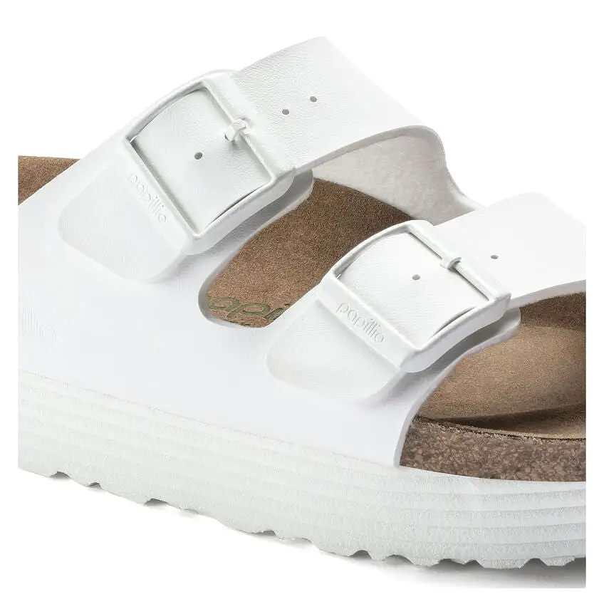 Birkenstock Arizona Grooved White VEG    