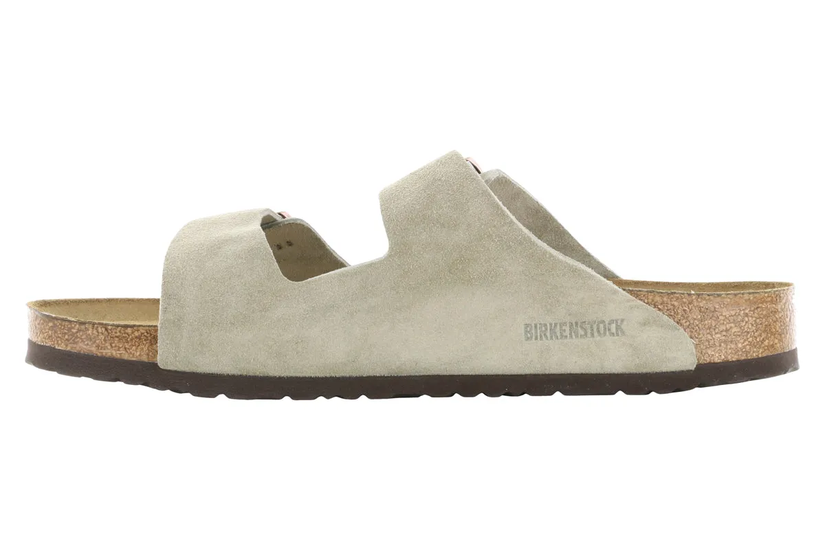 Birkenstock Arizona Soft Footbed Suede Leather Taupe