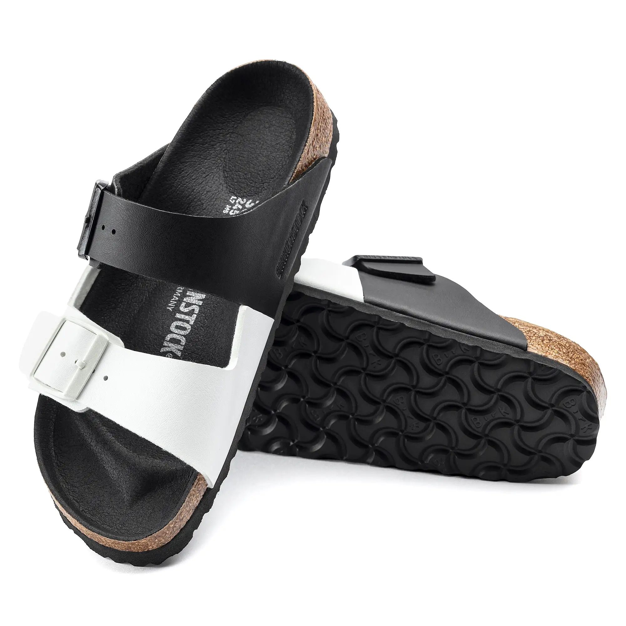        Birkenstock Arizona Split Black White