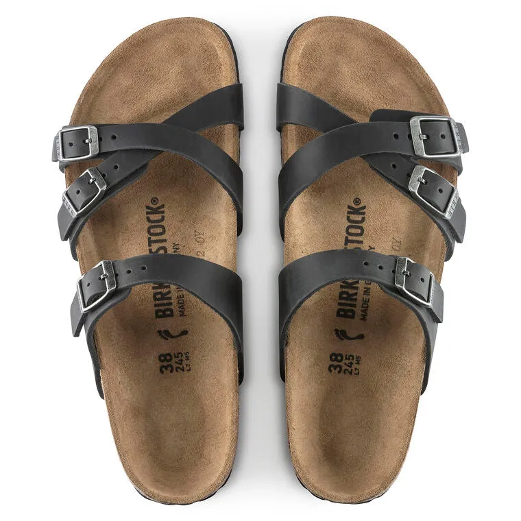 Birkenstock Franca Black Narrow Women's