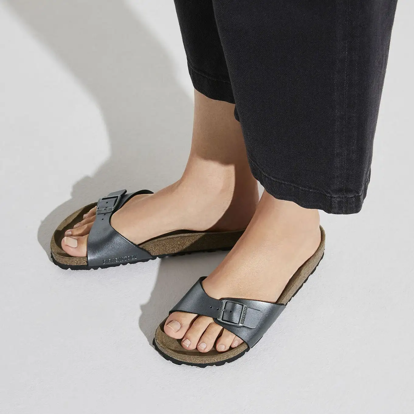 Birkenstock Madrid BS Metallic Black   