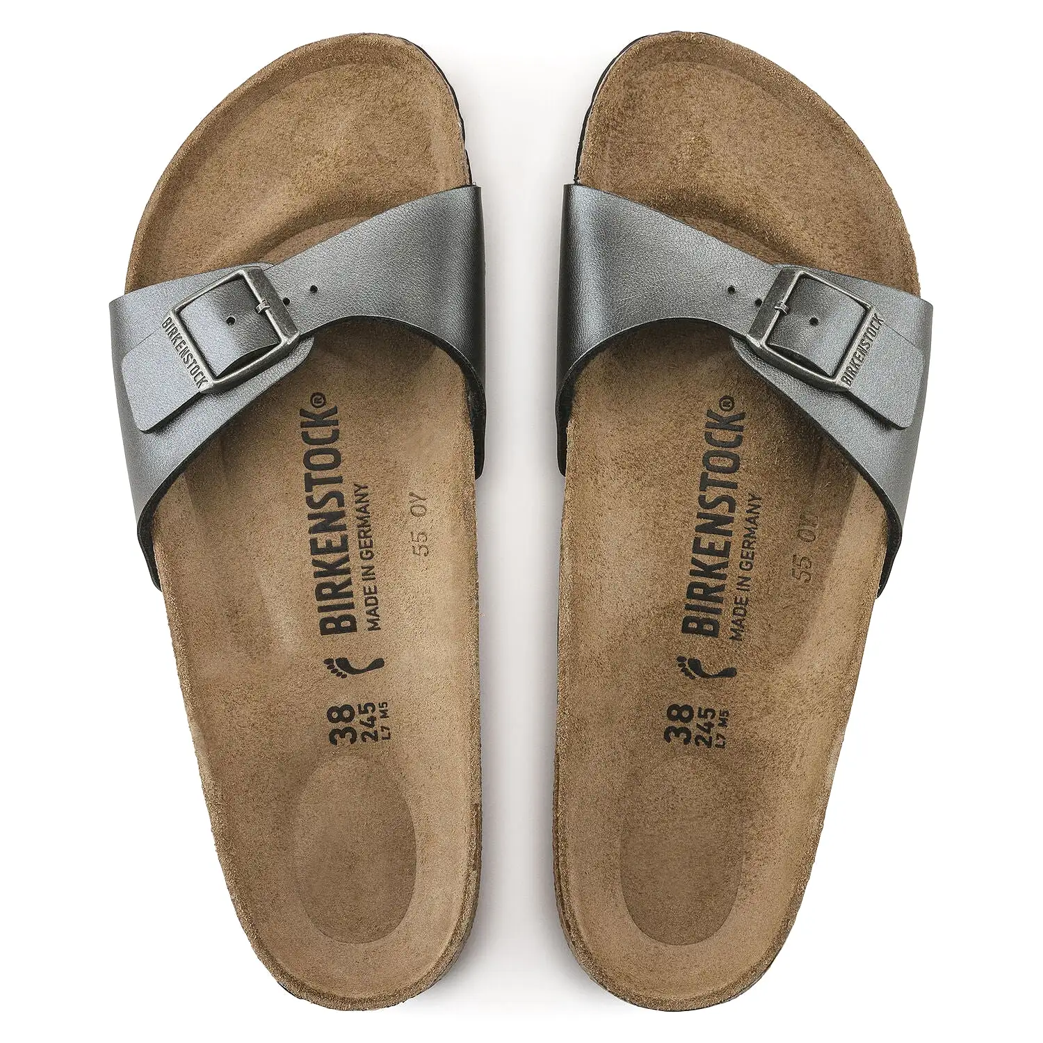 Birkenstock Madrid BS Metallic Black   