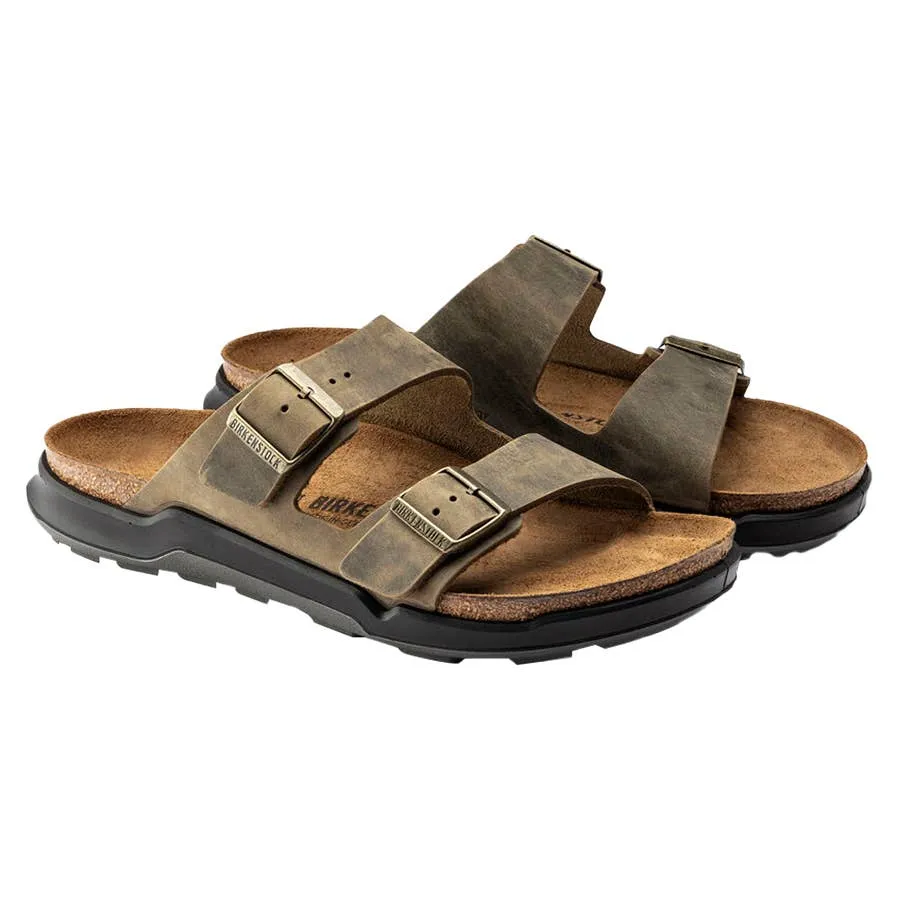 Birkenstock Men's Arizona Rugged Sandals - Faded Khaki