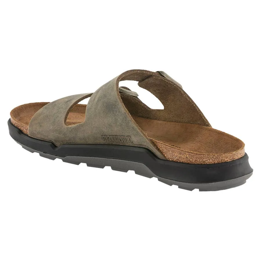 Birkenstock Men's Arizona Rugged Sandals - Faded Khaki