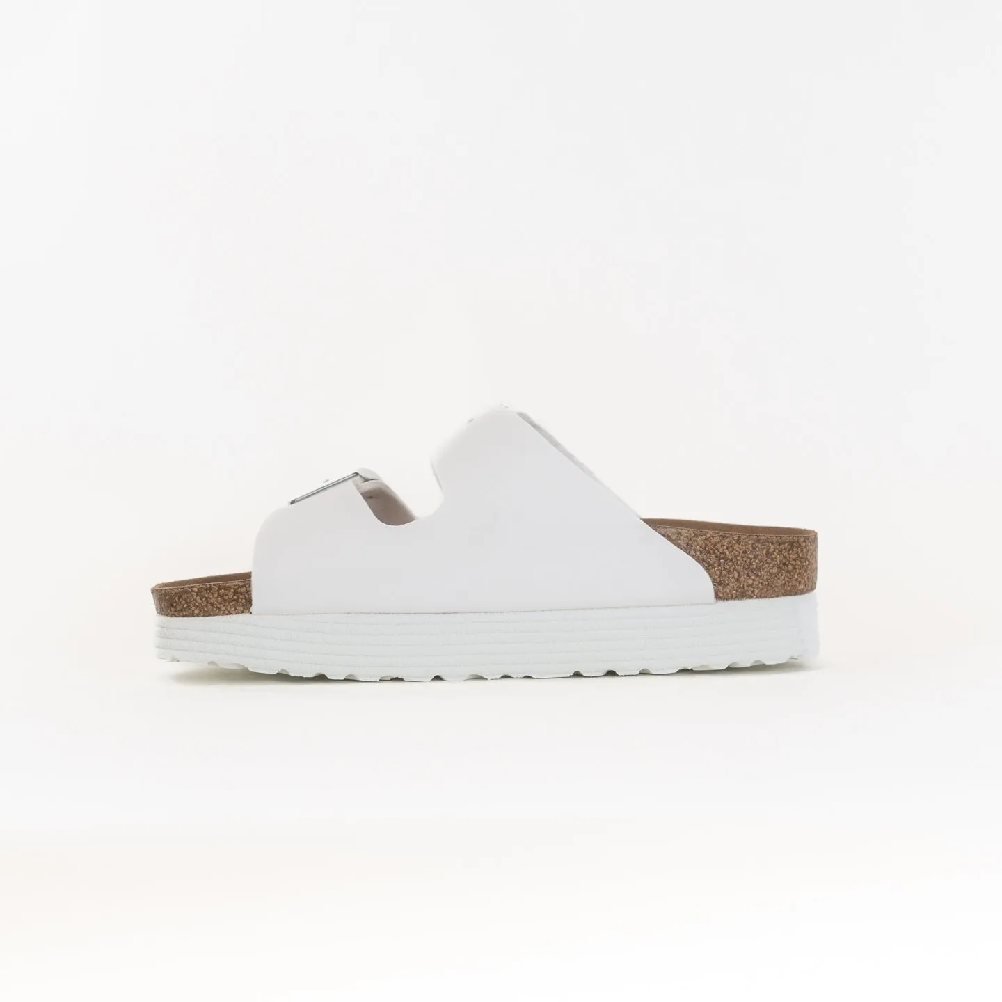 Birkenstock-Papillo Arizona Platform Vegan Birko Flor (Women's) - White