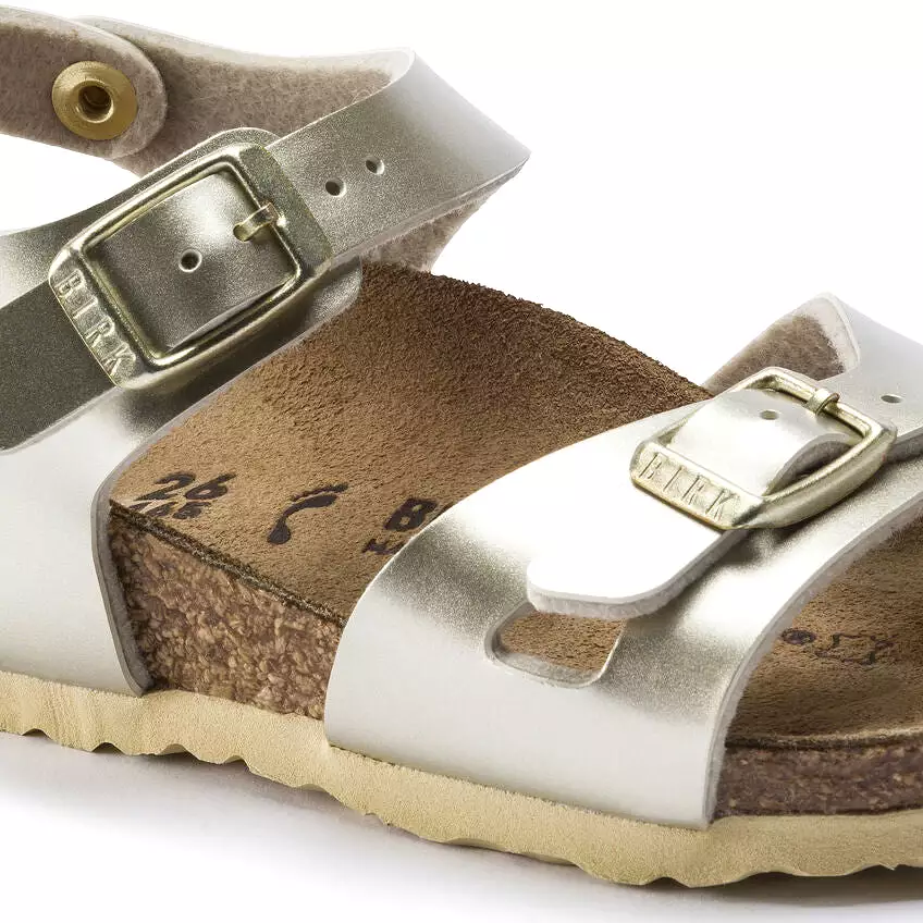       Birkenstock Rio Kids Electric Metallics Gold