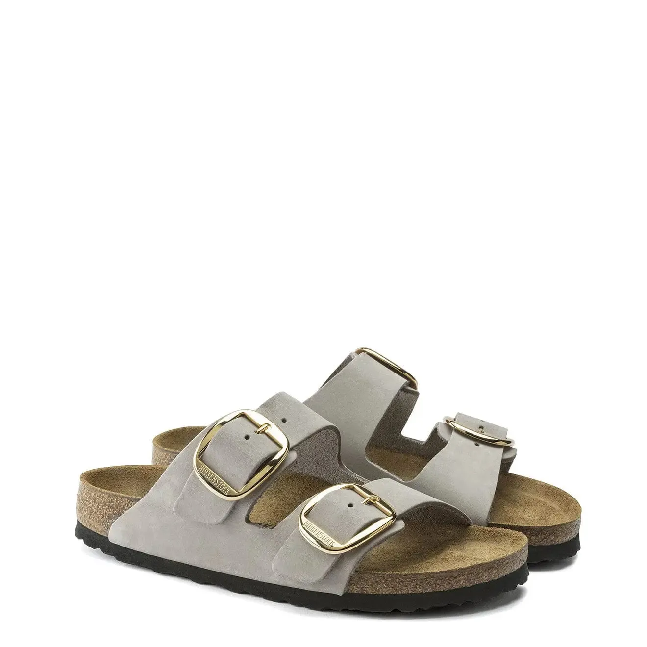 Birkenstock Womens Arizona Big Buckle Narrow Sandal Dove Grey