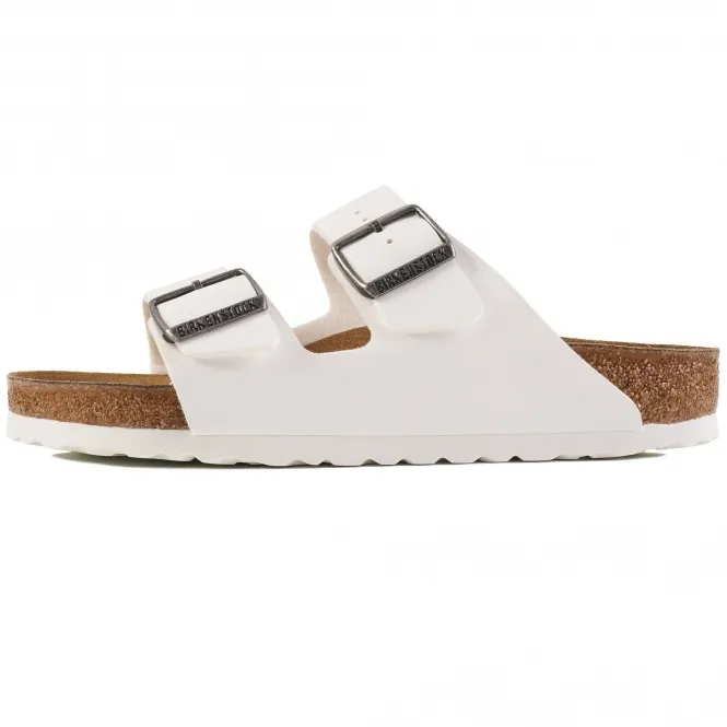 Birkenstock Womens Arizona Birko-Flor - White