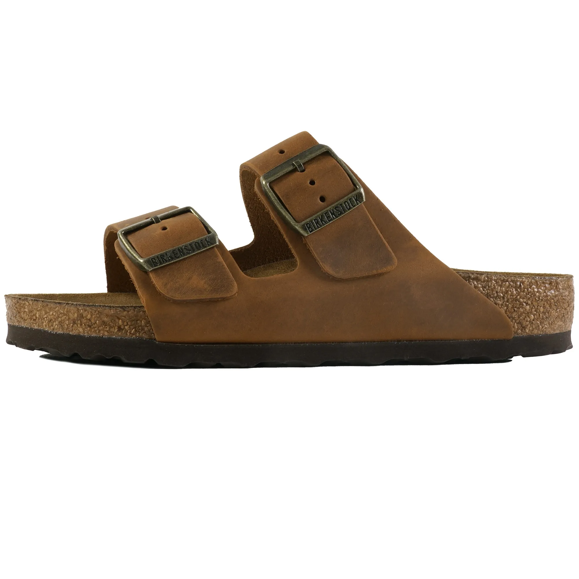 Birkenstock Womens Arizona Natural Leather Oiled - Cognac