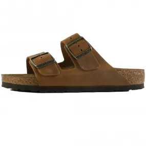 Birkenstock Womens Arizona Natural Leather Oiled - Cognac