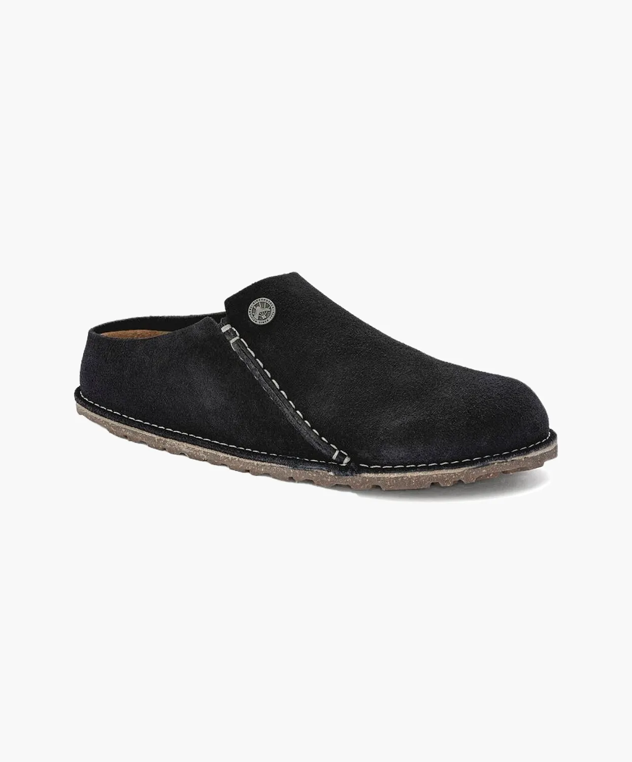 Birkenstock Zermatt Premium Suede Leather Midnight Clogs