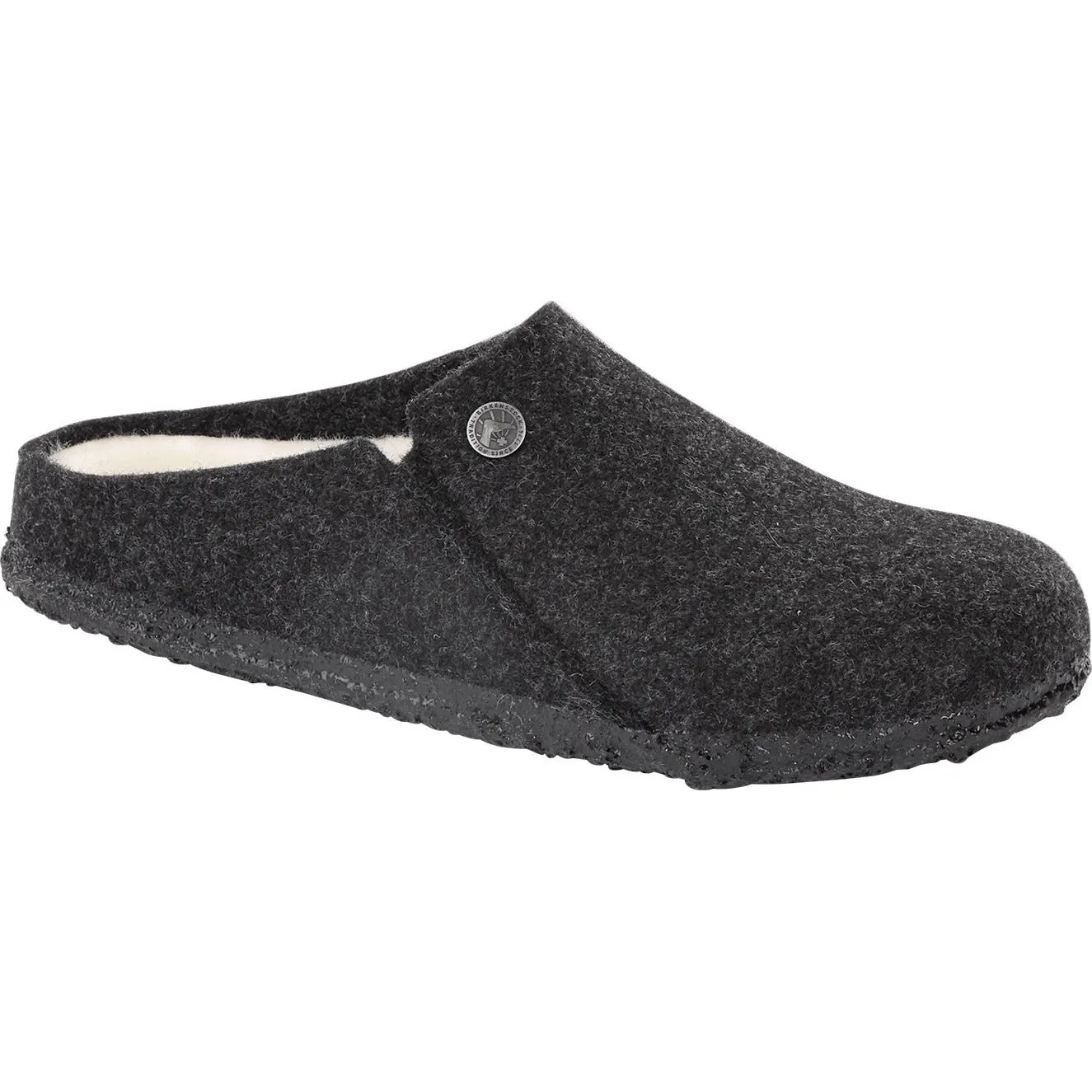 Birkenstock Zermatt Wool Felt Slipper in Anthracite