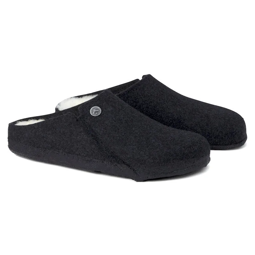 Birkenstock Zermatt Wool Felt Slipper in Anthracite