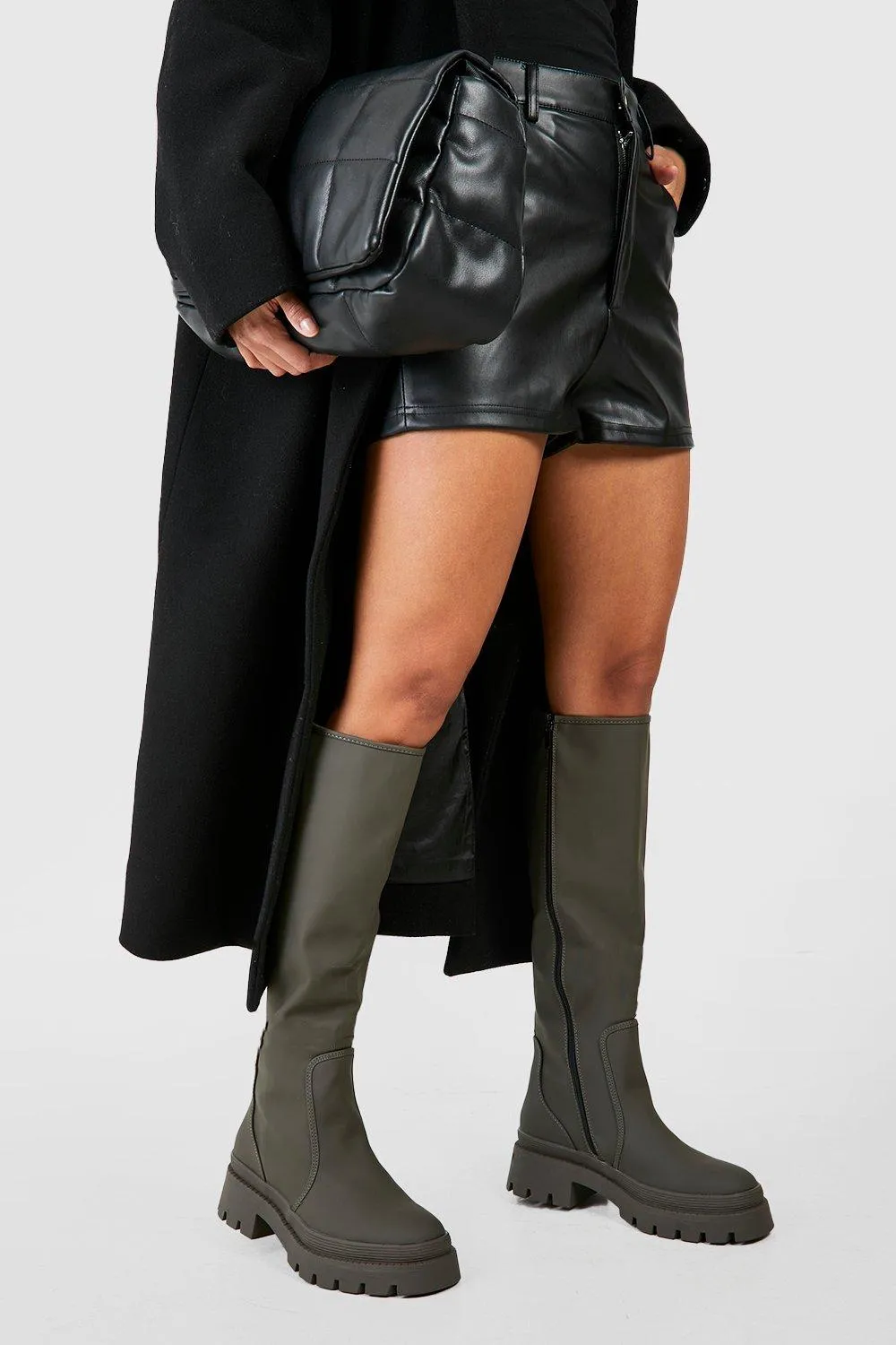 Chunky Knee High Boots