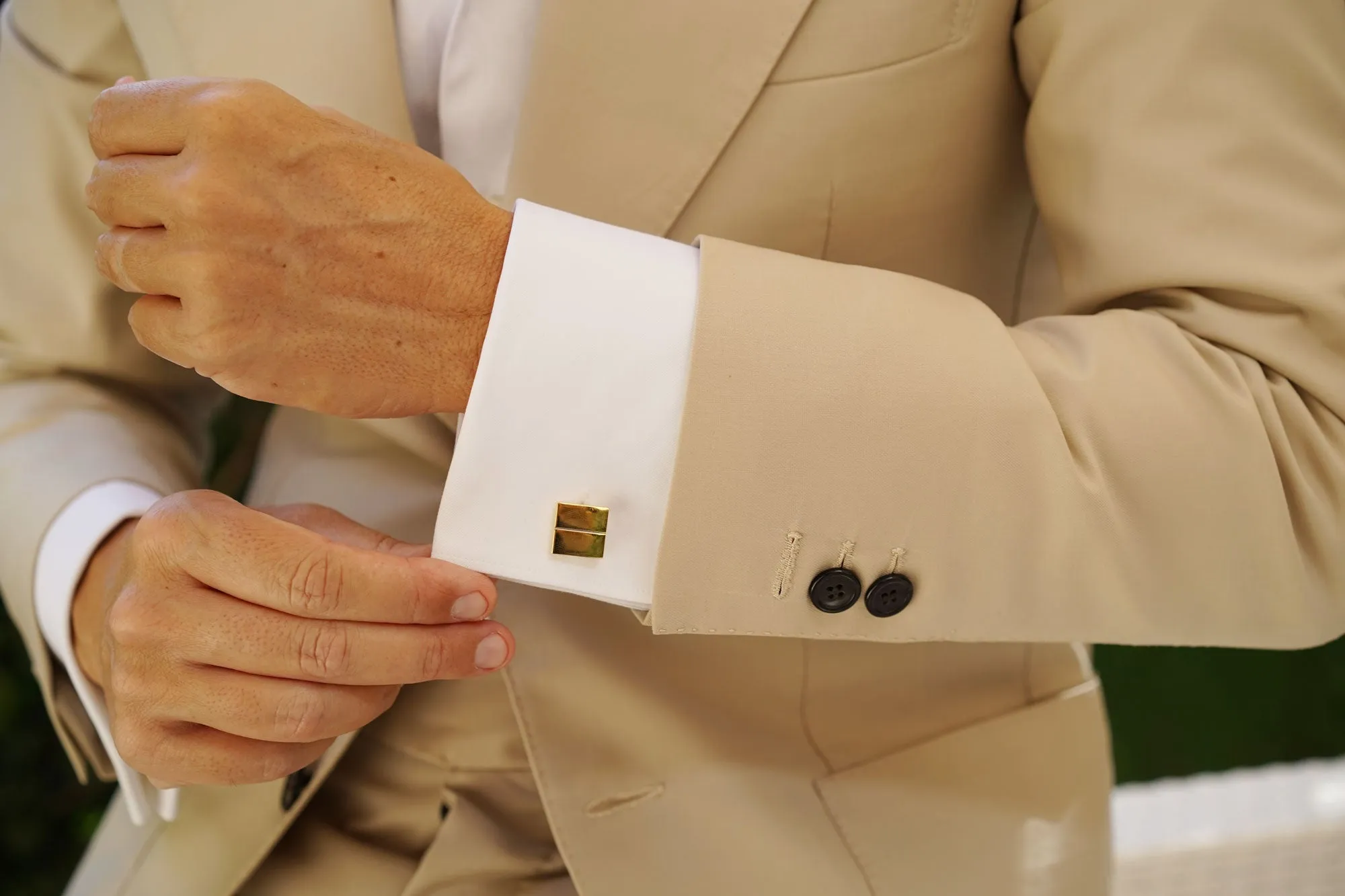 Crown Prince Gold Cufflinks