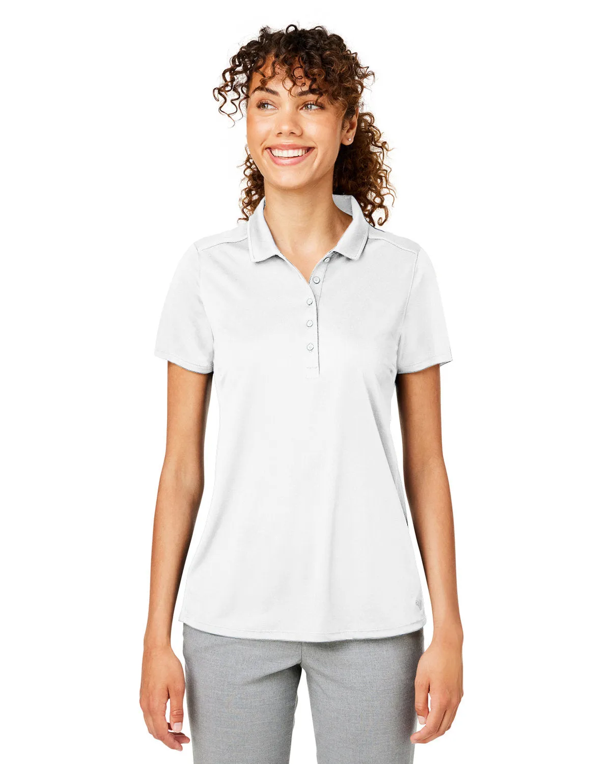 Custom Puma Ladies Gamer Golf Polo, Bright White