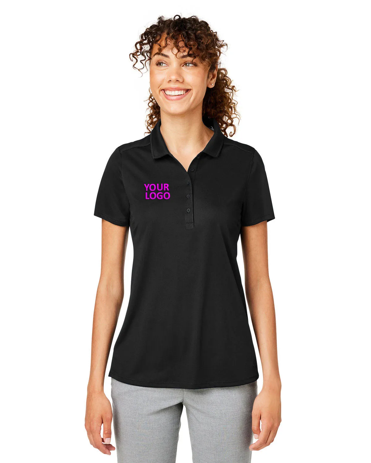 Custom Puma Ladies Gamer Golf Polo, Puma Black