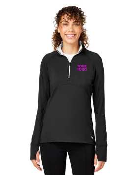 Custom Puma Ladies Gamer Golf Quarter-Zip, Puma Black