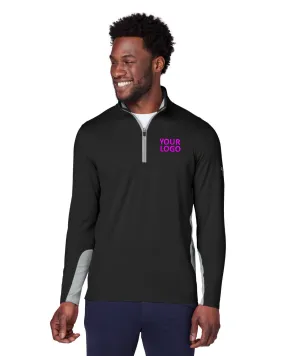 Custom Puma Men's Gamer Golf Quarter-Zip, Puma Black