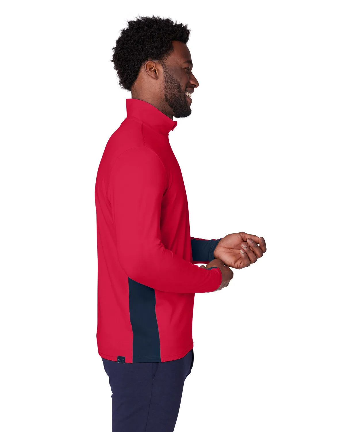 Custom Puma Men's Gamer Golf Quarter-Zip, Ski Patrol