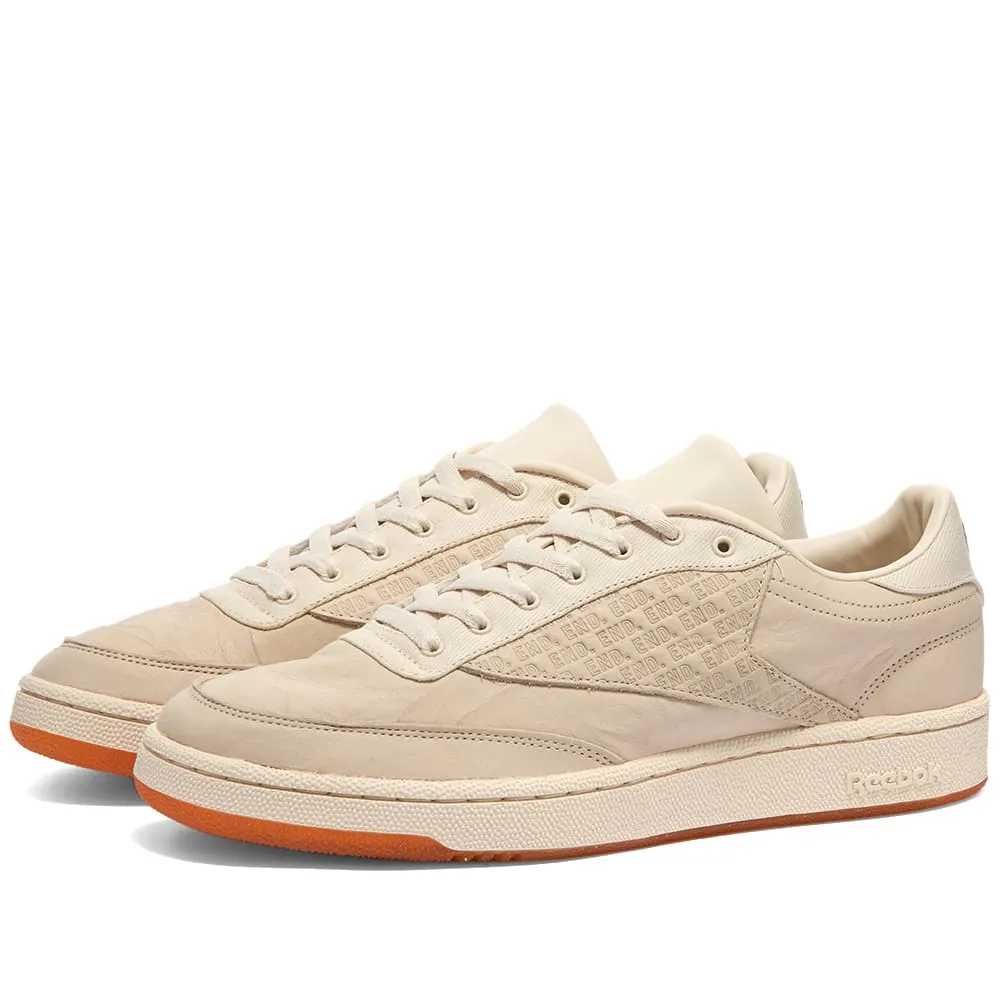 END. x Reebok Club C 85 'Chalk'Sandtrap & Cliff Stone