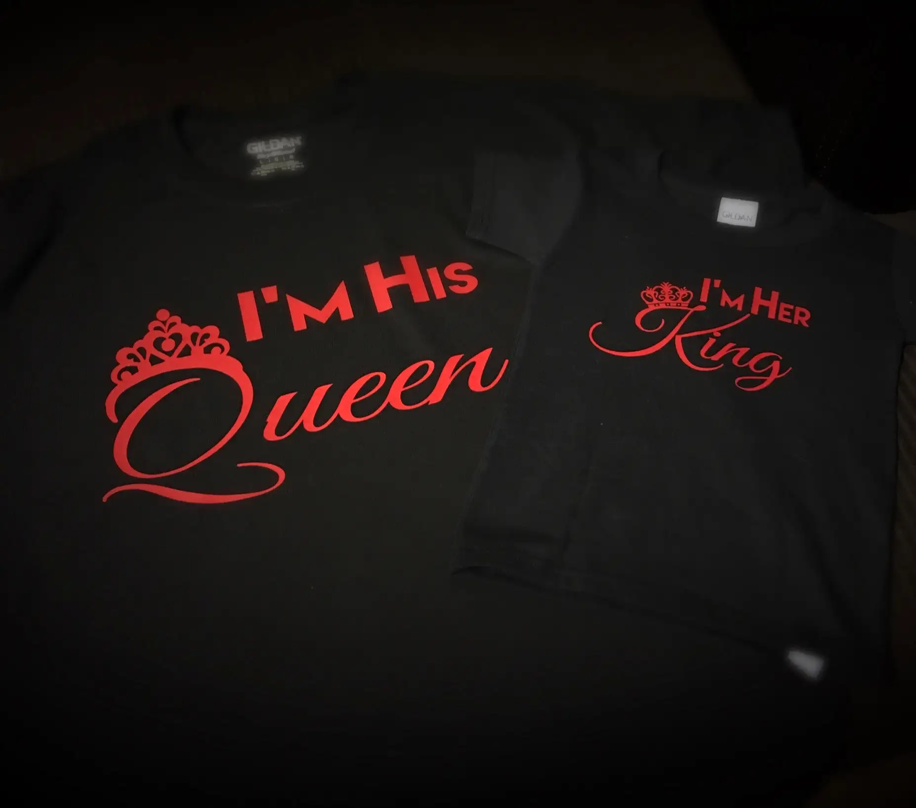 Family - King,Queen,Princess or Prince T-Shirt - Red Graphics