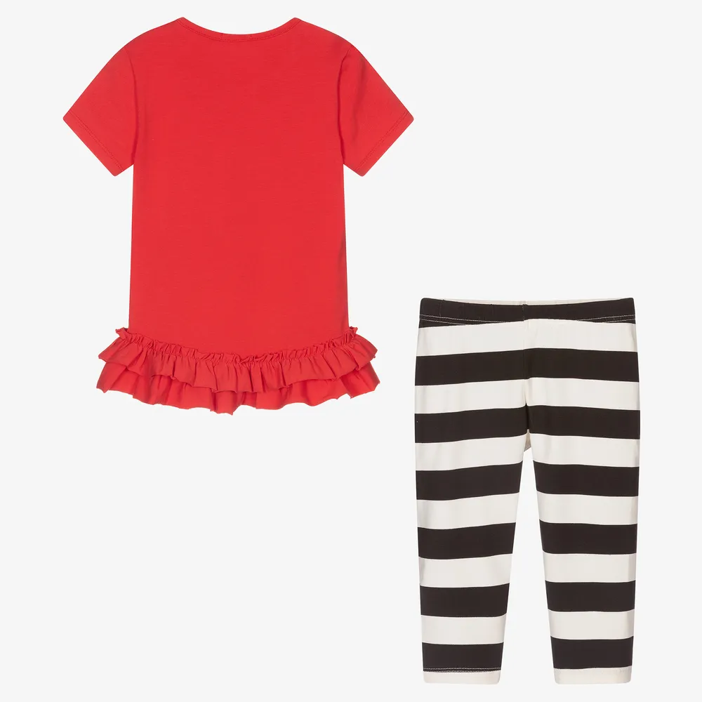 Girls Cotton Leggings Set