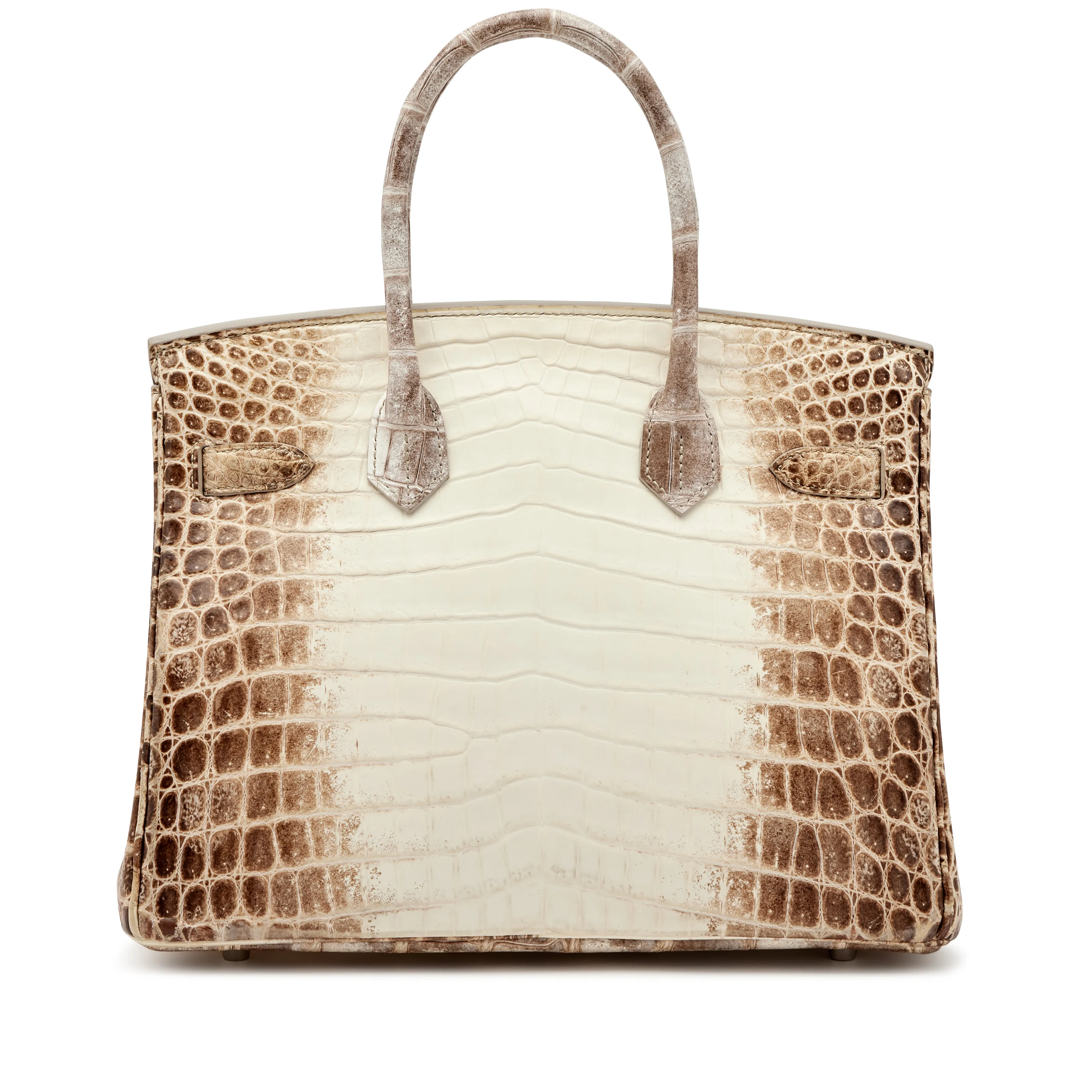 Hermès Matte White Niloticus Crocodile Himalaya Birkin 30 Palladium Hardware, 2016