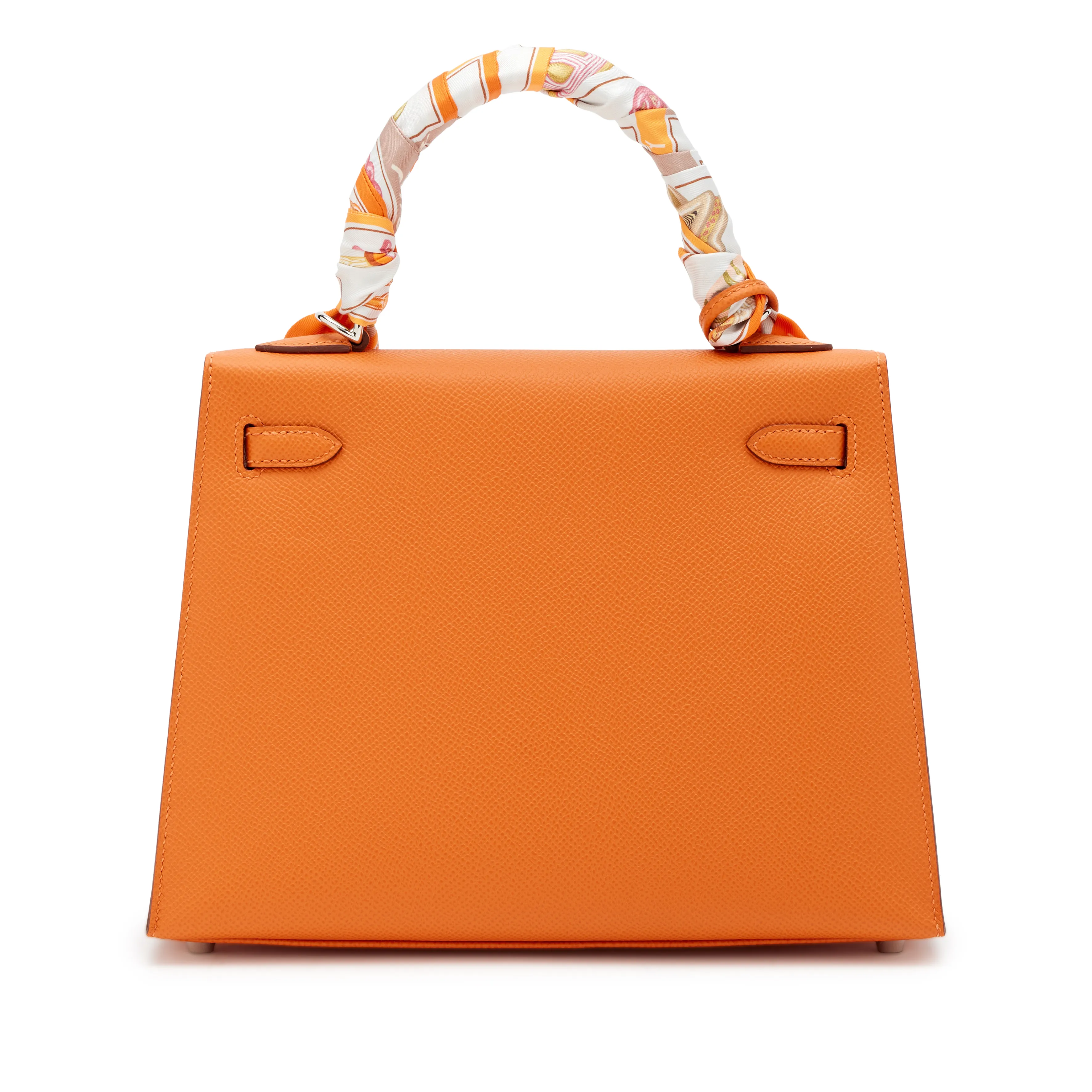 Hermès Orange Epsom Sellier Kelly 25 Palladium Hardware, 2024