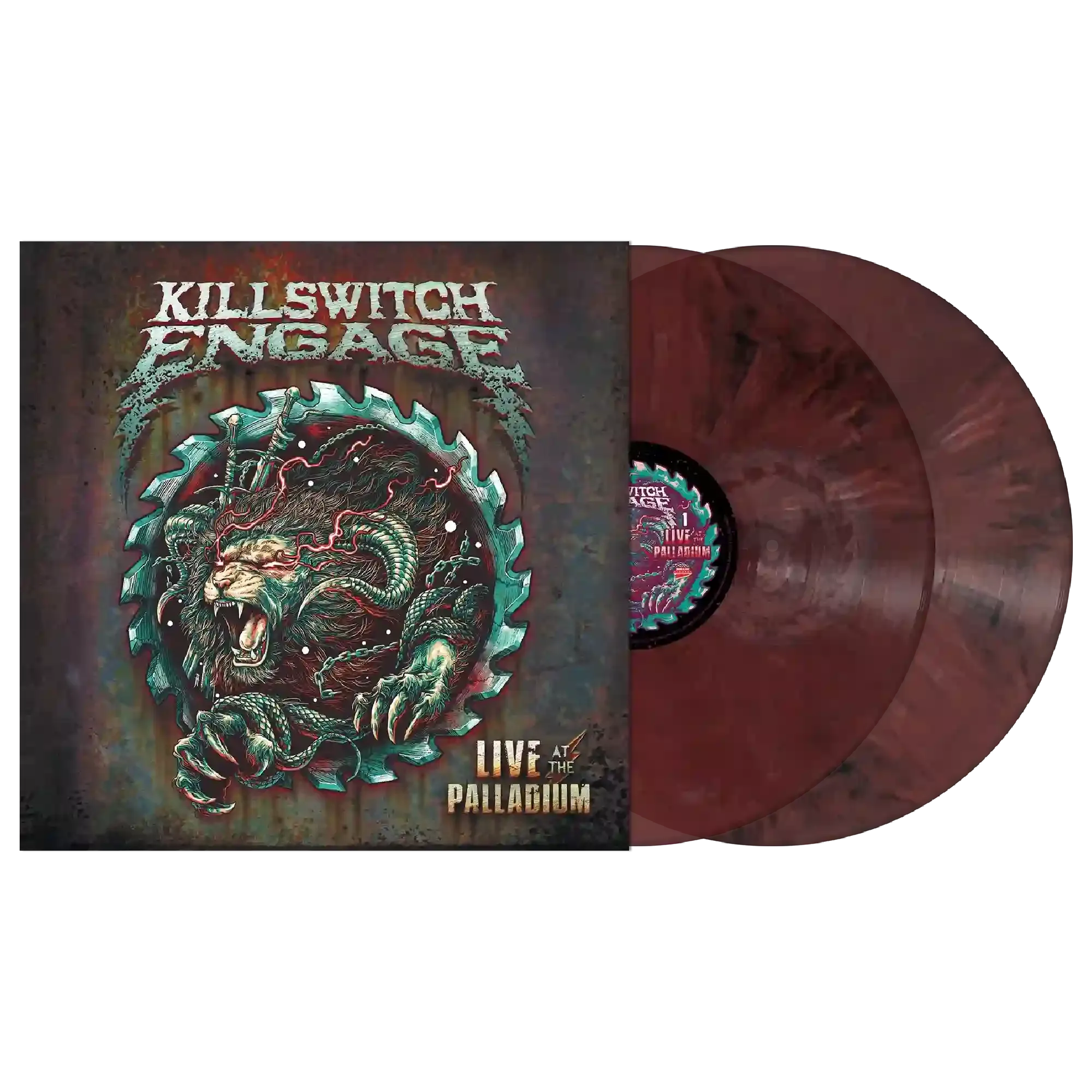 KILLSWITCH ENGAGE 'LIVE AT THE PALLADIUM' 2LP (Burgundy Red Marble Vinyl)