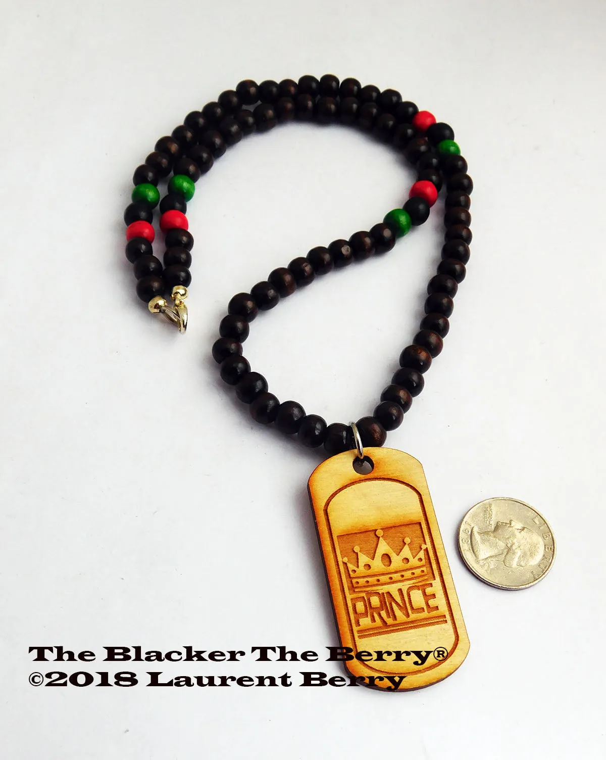 King Prince Necklaces Father Son Jewelry Ethnic Pan African, RBG Black Owned Business