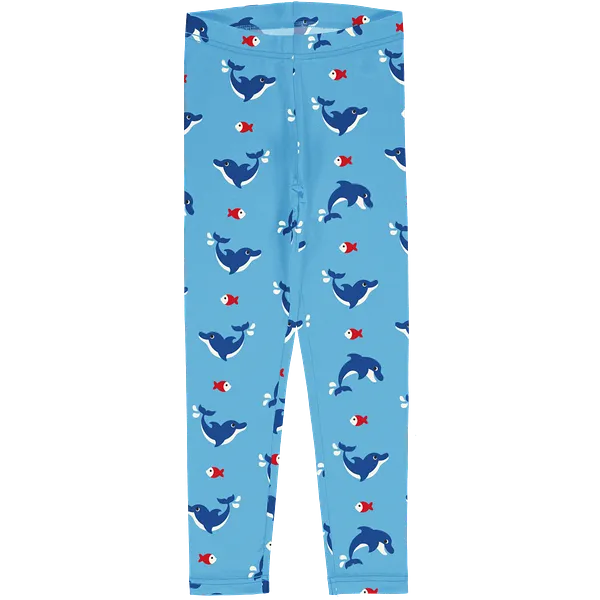 Maxomorra Dolphin Organic Cotton Leggings