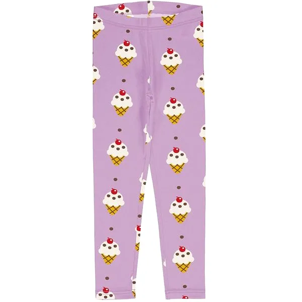 Maxomorra Ice Cream Organic Cotton Leggings