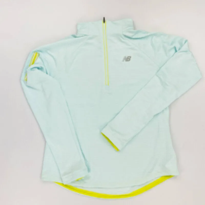 New Balance  L/S Top - Giacca in pile di seconda mano - Donna - Verde - L