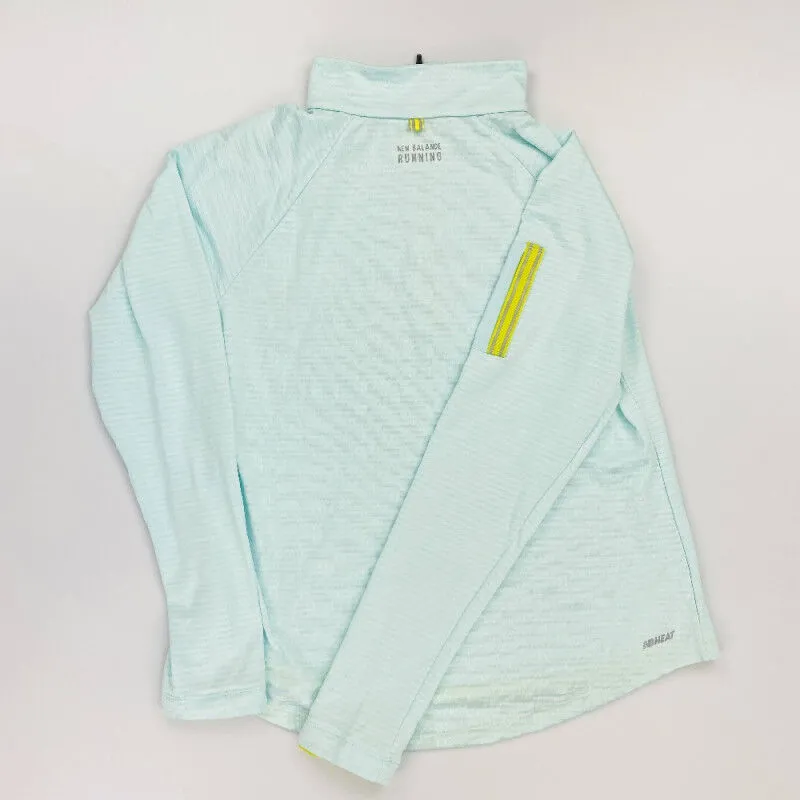 New Balance  L/S Top - Giacca in pile di seconda mano - Donna - Verde - L